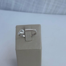 Anel Regulável Minimalista Quadrado