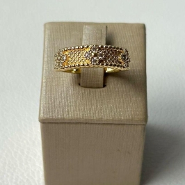 Anel Trevo Cravejado 16