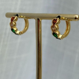 Brinco Argola Colorida