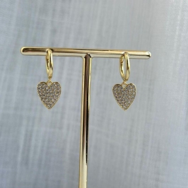 Brinco Argola Coração