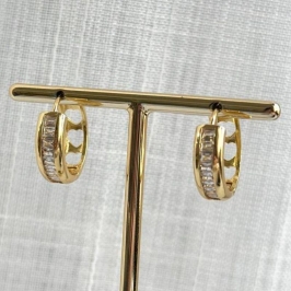 Brinco Argola Cristal ou Colorida G