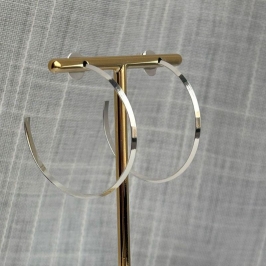 Brinco Argola Sextavado M