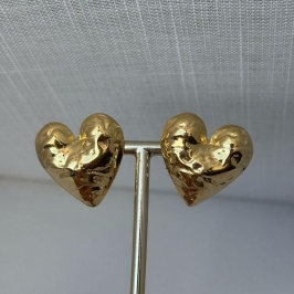 Brinco Coração Amassado