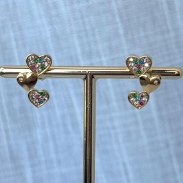 Brinco Coração Ear Cuff