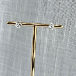 Brinco Ponto de Luz Coração ou Redondo