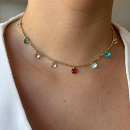 Colar Elo Português Colorido