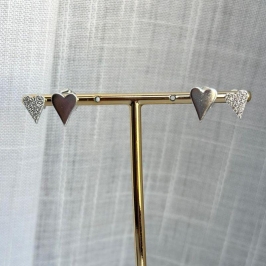 Conjunto de Brinco Coração