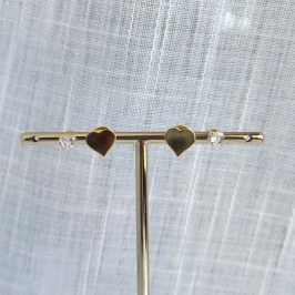 Conjunto de Brinco Coração