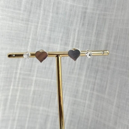 Conjunto de Brinco Coração