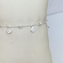 Pulseira Bolinha com Zircônia 4mm
