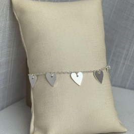 Pulseira Corações
