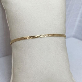 Pulseira Laminada Diamantada