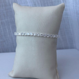 Pulseira Riviera Cristal 4 mm