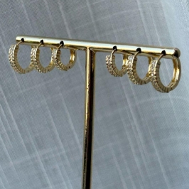 Trio de Brinco Argola