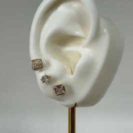 Trio de Brinco Ponto de Luz