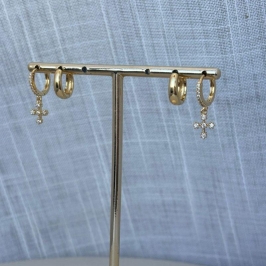 Conjunto de Brinco Cruz