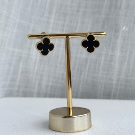 Brinco Trevo Grande Preto