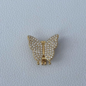 Pingente Pulseira Aço Borboleta