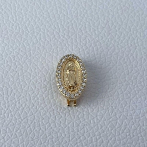 Pingente Pulseira Aço Guadalupe