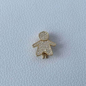 Pingente Pulseira Aço Menino