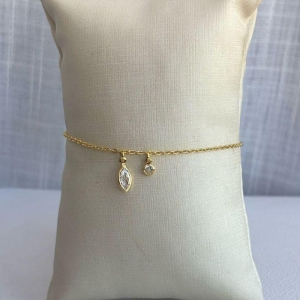 Tornozeleira Cartier com Cristais