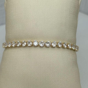 Pulseira Riviera Cristal 4 mm