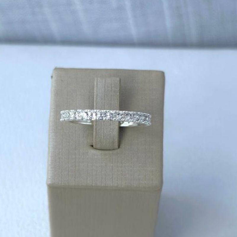 Anel Aliança Cravejado Microzircônia