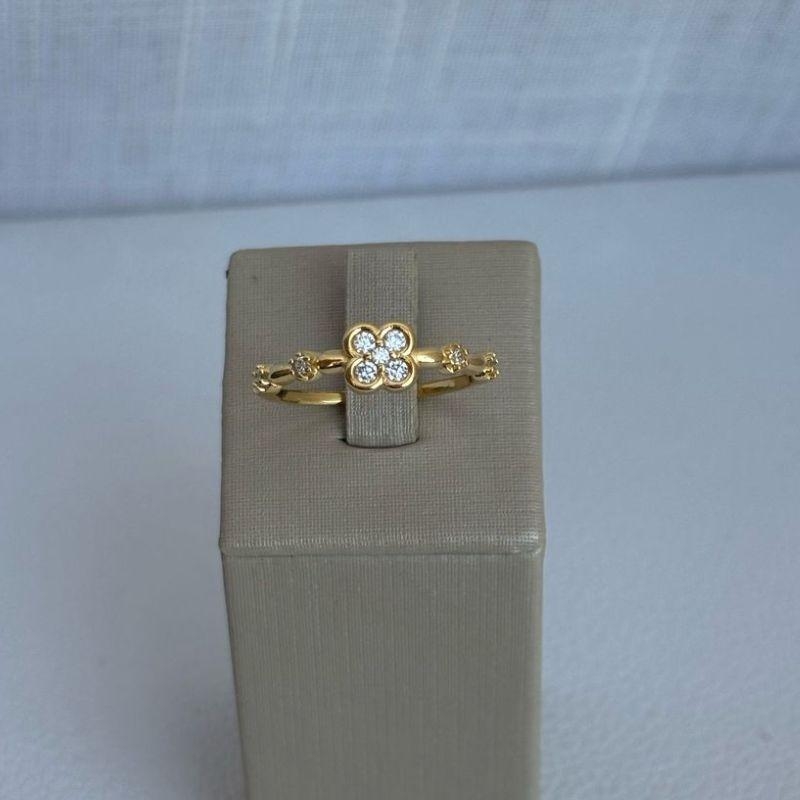 Anel Trevo com 4 Pontos