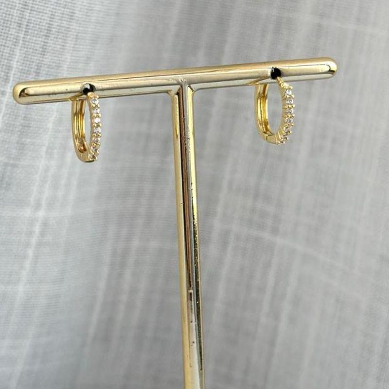 Brinco Argola Cristal M