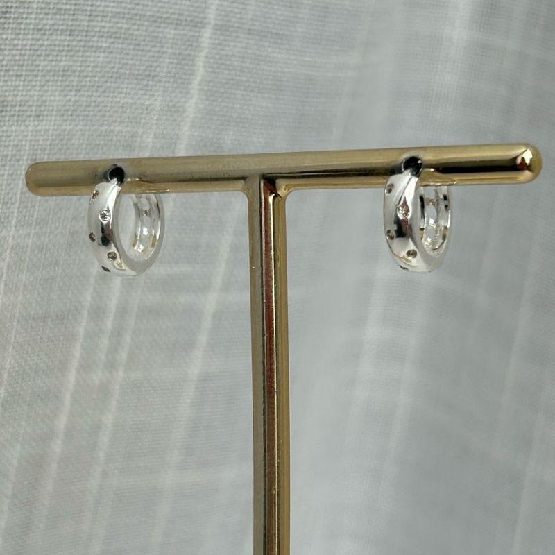 Brinco Argola Ponto de Luz