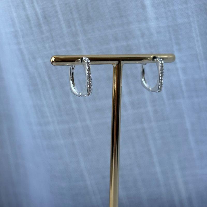 Brinco Argola Quadrada