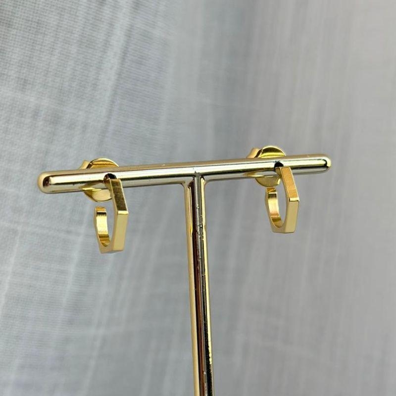 Brinco Argola Sextavado