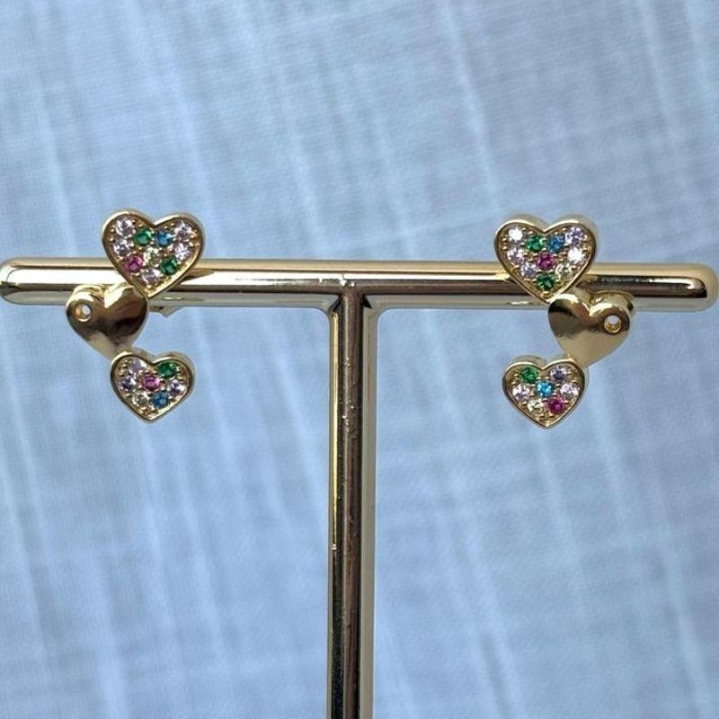 Brinco Coração Ear Cuff