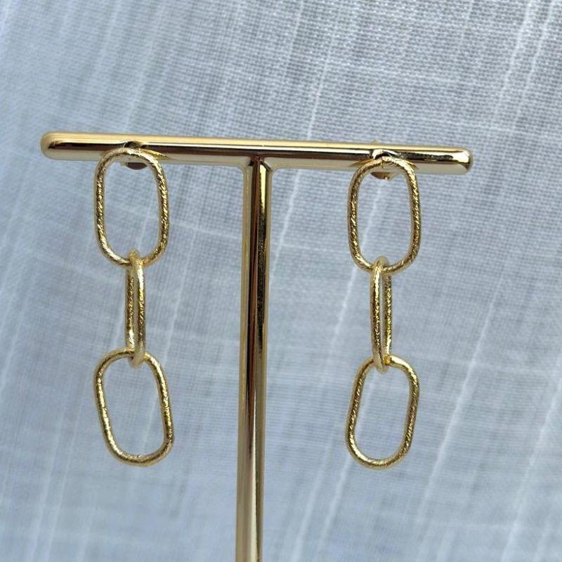 Brinco Elos Diamantados