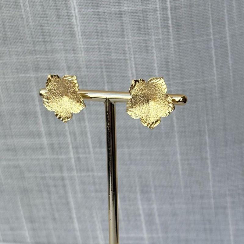 Brinco Flor Diamantado