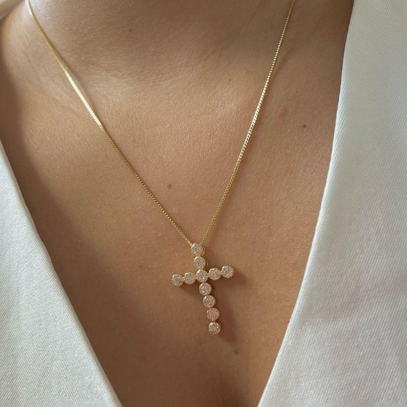 Colar Cruz Articulada