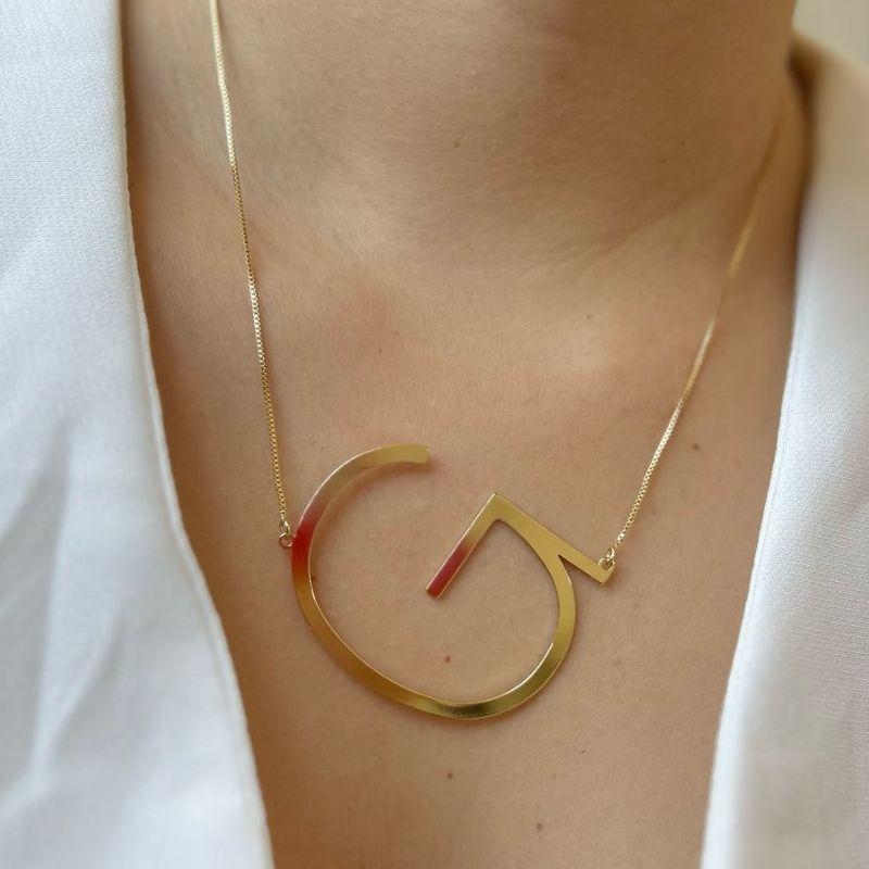 Colar Letra Grande G