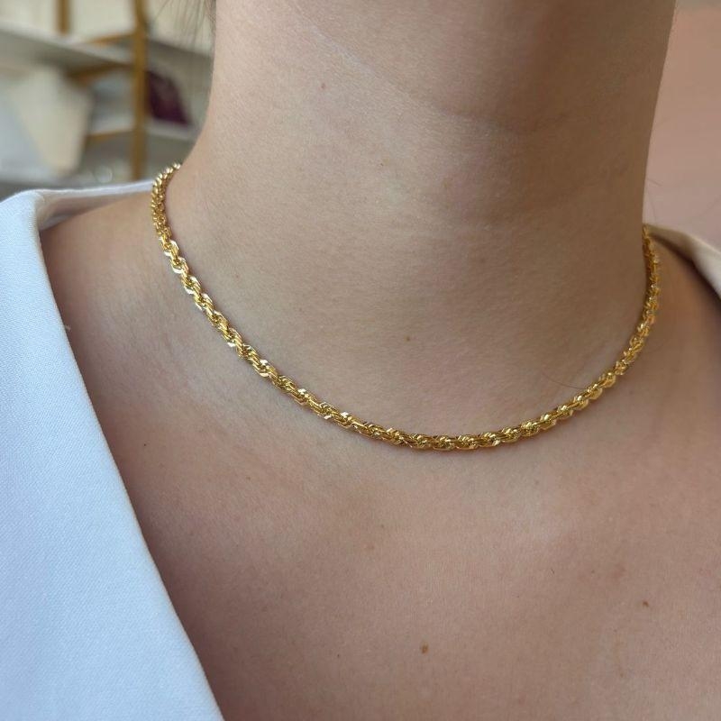 Colar Tipo Cordão Baiano