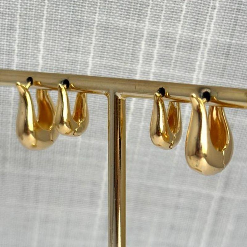 Conjunto de Argola Gota