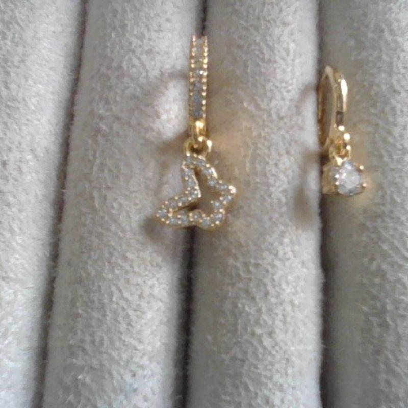 Conjunto de Brinco Borboleta