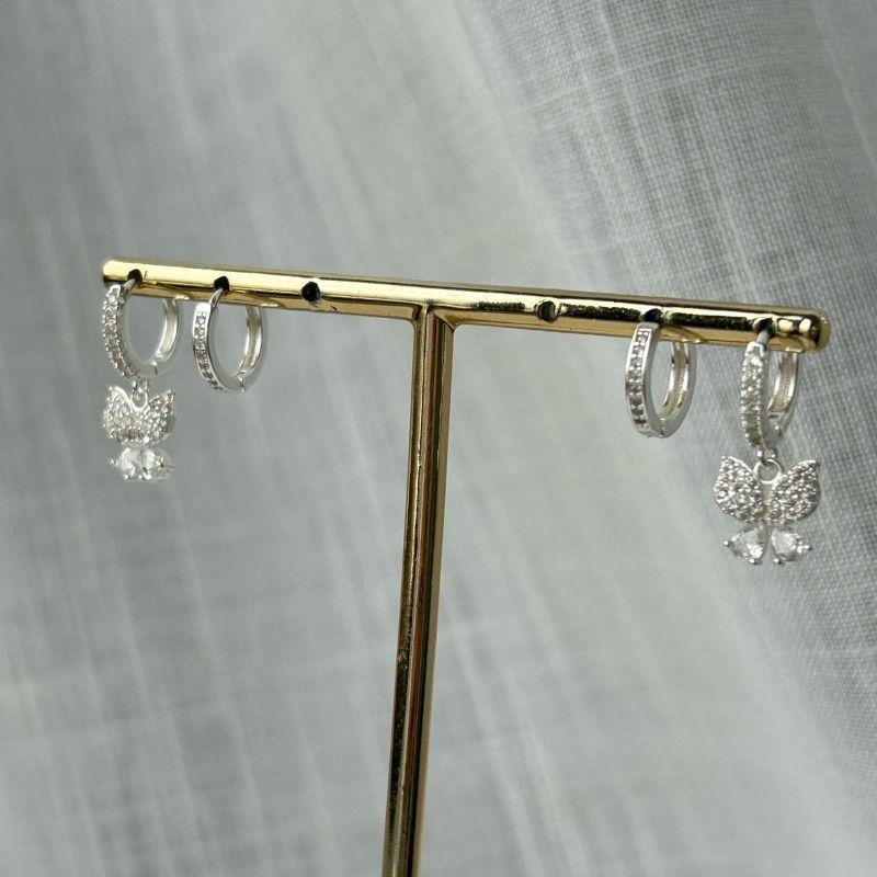 Conjunto de Brinco Borboleta