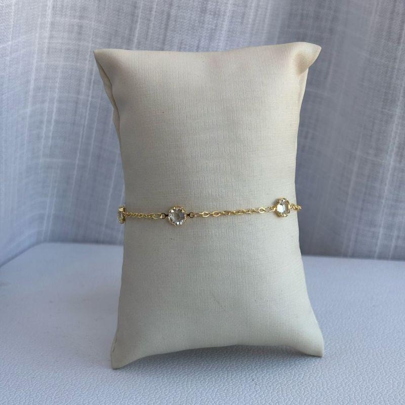 Pulseira Cristal Redonda