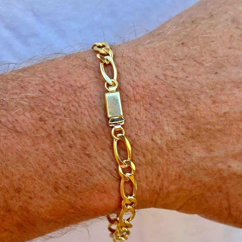 Pulseira Masculina 1x1 Diamantada