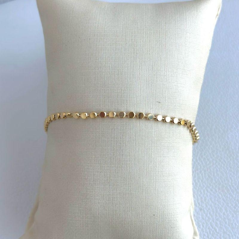 Pulseira Plaquinha Achatada