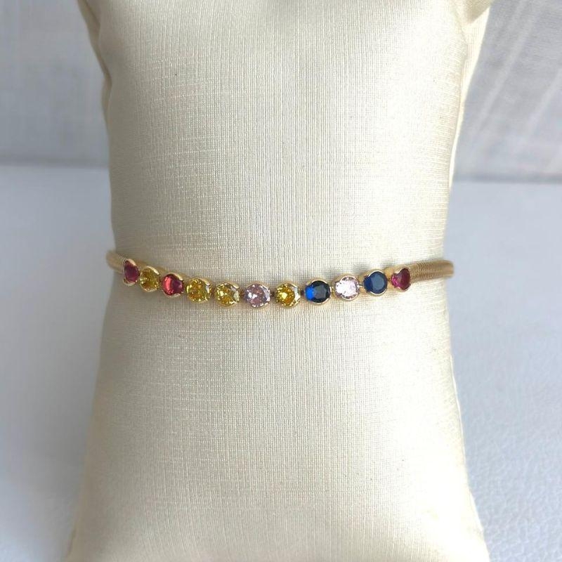 Pulseira Snker com Riviera