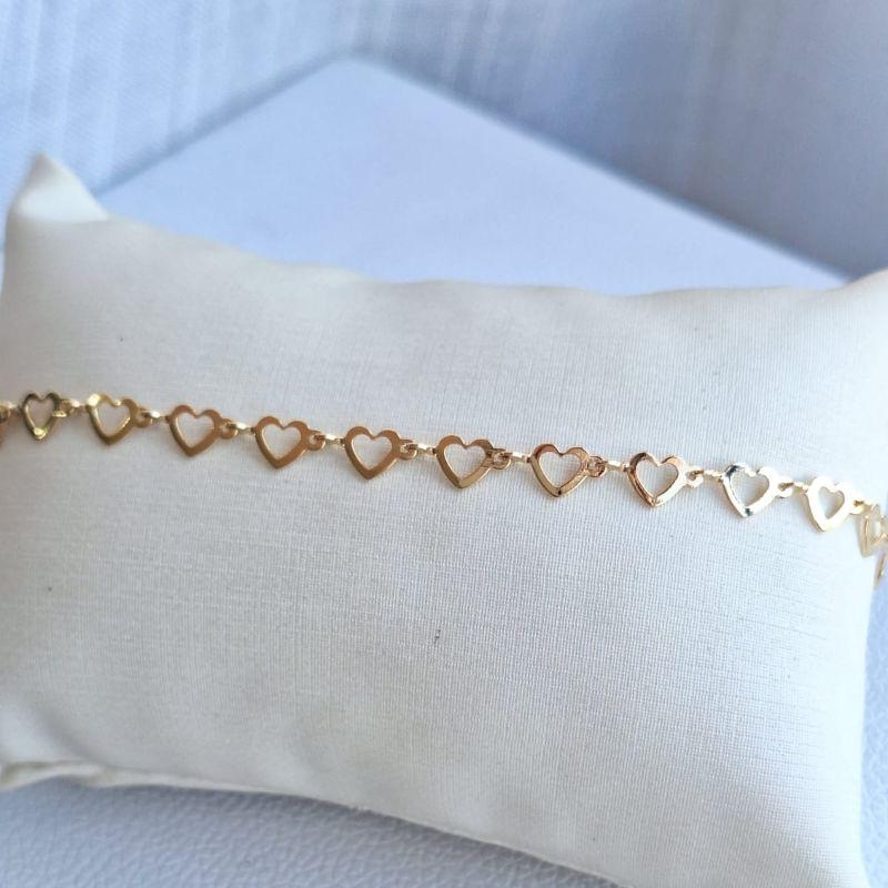 Tornozeleira Corações