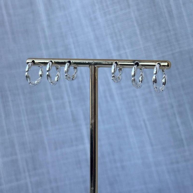 Trio de Brinco Argolinha