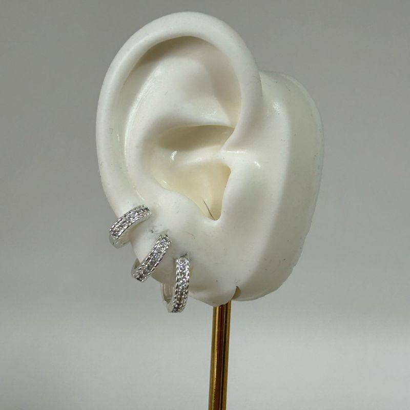 Trio de Brinco Argolinha