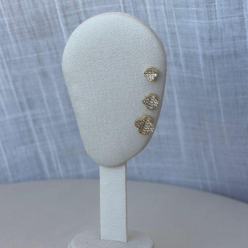 Trio de Brinco Trevo