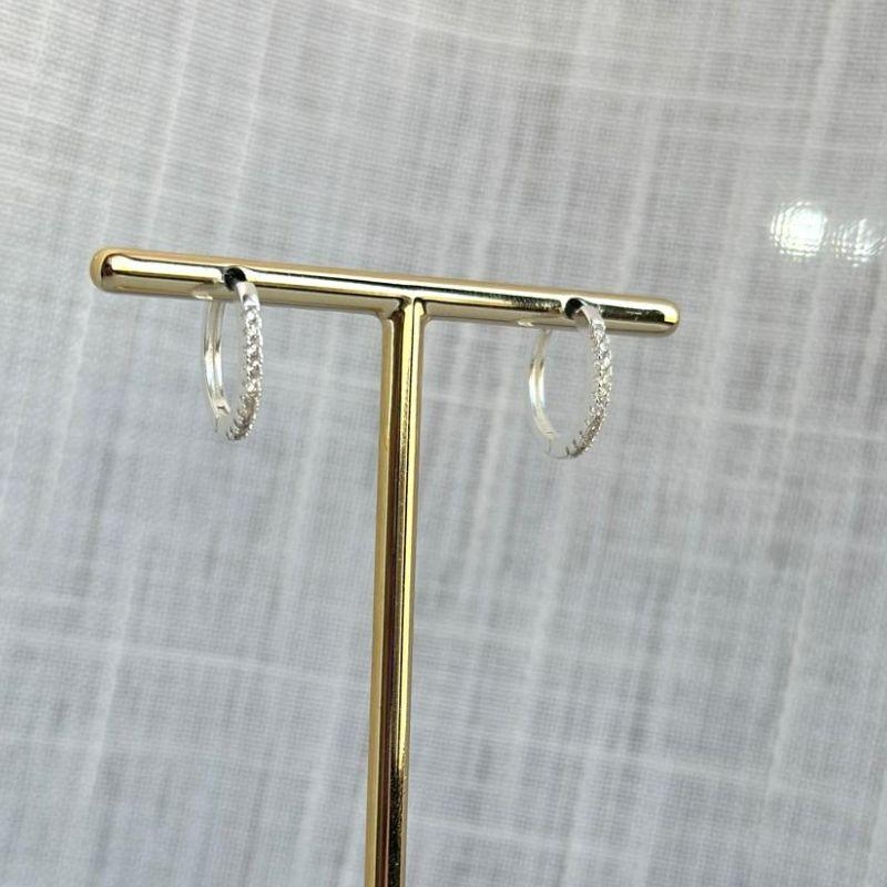 Brinco Argola Microzircônia